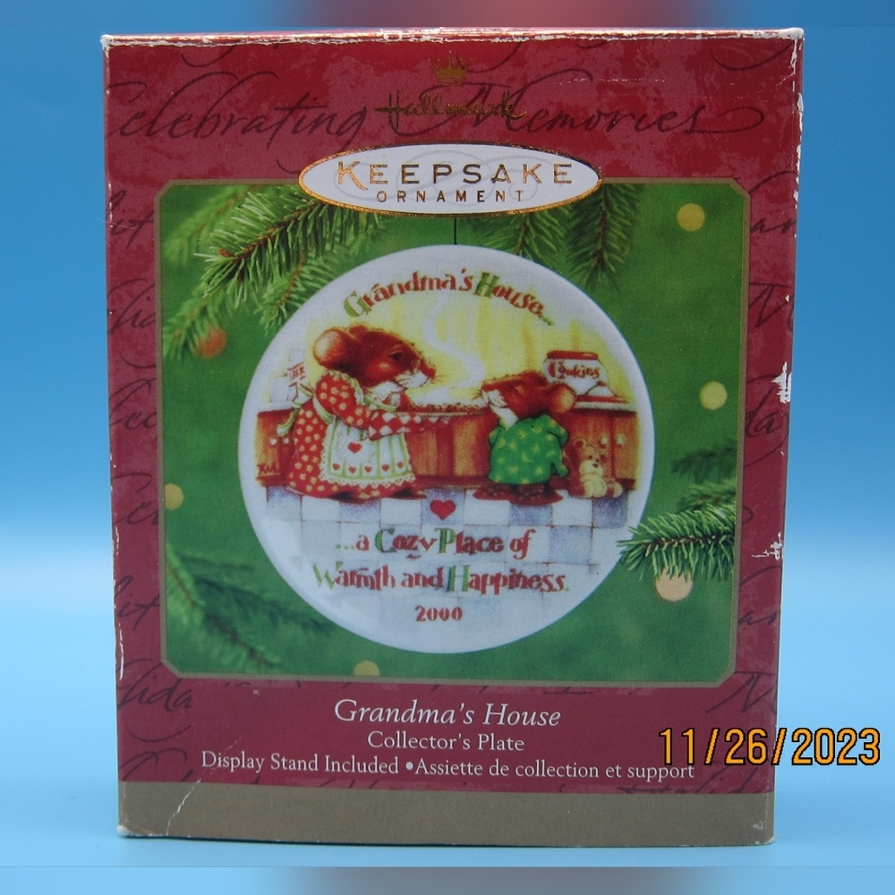 💥3/$15💥 Hallmark keepsake Grandma's House A Cozy Place of Warmth and Happiness